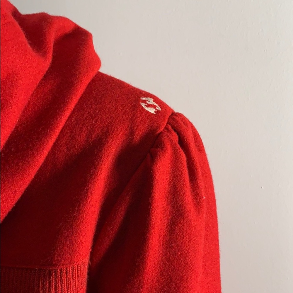 Red Wool Billabong Coat - Picture 1 of 12